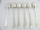 Rare Set Of 6 Scottish Provincial Silver Tablespoons Other photo 1