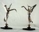 Pair Sterling Silver Angels – London 1850 - Maker George Angell Other photo 2