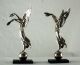 Pair Sterling Silver Angels – London 1850 - Maker George Angell Other photo 4