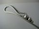 A Danish Solid Sterling Silver Olive Spoon Strainer Ladle Server Denmark Ca1940s Other photo 5