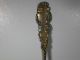 Antique Blackington Gilded Sterlign Enameled Sugar Spoon Mary Other photo 2