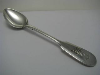 Russian,  Imperial Solid Silver Teaspoon By Nikolai Pavlov/Николай Павлов Ca1908 photo
