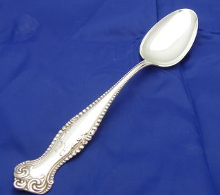 Towle Canterbury Pattern 8 Inch Serving Spoon Solid.  925 Sterling Silver,  55.  3g photo