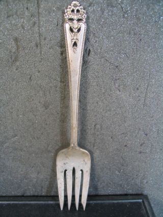 Sterling International Queen ' S Lace Salad Fork photo