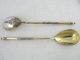 6 X Russian Silver Spoons,  Niello Cathedrals C1900 Gilded Other photo 3