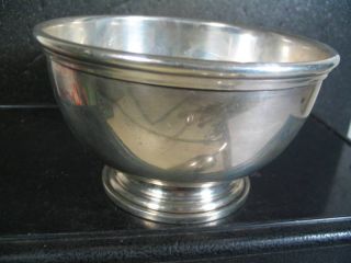 Sterling Currier & Roby Footed Bowl 2 1/4 