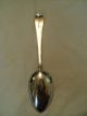Fabulous Georgian Period Sterling Silver Stuffing Spoon W/ Engraved Lion Other photo 3