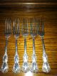 8 Antique Ornate Sterling Silver Forks Knives Marked W Hallmark A Sterling Good Other photo 1