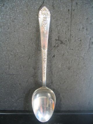 Royal Crest Sterling Promise Dessert Or Oval Soup Spoon 7 1/8 