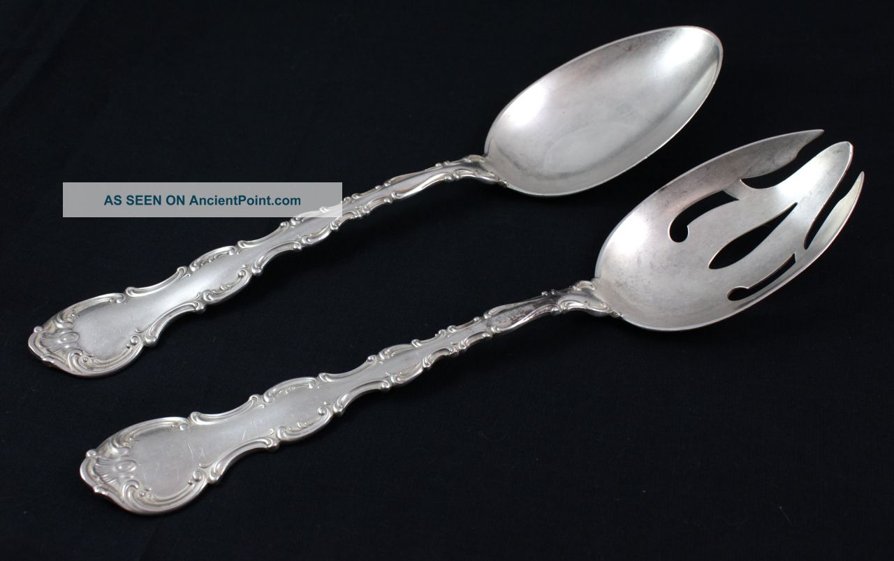 Bigelow Kennard & Co Sterling Silver Flatware Serving Spoon Piece Art Nouveau Other photo