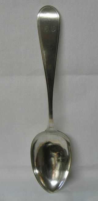 Peter L.  Krider American Coin Silver Tablespoon Philadelphia Pa C.  1868 photo