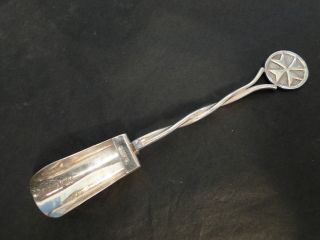 Maltese Sugar Spoon Sterling Silver 925 Made In Circa 1900 - photo
