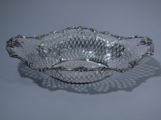 Roger Williams American Sterling Silver Basket C 1900 photo