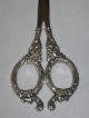 Antique/vintage Sterling Silver Grape Shears Berries & Leaves On Handles - 6 1/2 Other photo 2