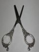 Antique/vintage Sterling Silver Grape Shears Berries & Leaves On Handles - 6 1/2 Other photo 8