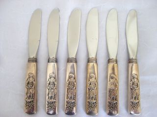 Gorham Fontainebleau Sterling Silver Butter Knife - Set Of Six photo