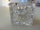 Awesome Large Antique Cut Crystal Ink Well Sterling? Other photo 3