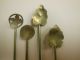4 Silver Sipper Straws / Spoons - Victorian - 1920s Other photo 3