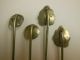 4 Silver Sipper Straws / Spoons - Victorian - 1920s Other photo 4