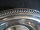 Sterling Richard Dimes Vegetable Bowl Scroll Edge Pattern 9 1/2 
