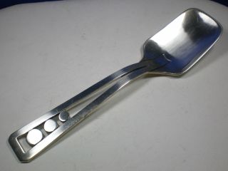 Mecixan Sterling Victoria Pattern Small Serving Spoon photo