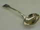 Antique Georgian Solid Hallmarked Sterling Silver Sauce Ladle 71.  2 Grams Vgc Other photo 1