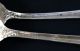 Harris & Shafer Sterling Silver Repousse Flatware Serving Pieces Spoon And Fork Other photo 2