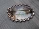 Antique Brooch Silver Tone Hand Painted Enamel Other photo 1