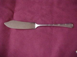 Old 1917 Wm Rogers & Son Silverplate Butter Knife - Lincoln Pattern photo
