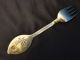 Danish Christmas Set For Child Spoon & Fork Sterling Gilded /enam - Made In 1971 Other photo 2