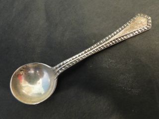 Salt Spoon Sterling Silver Made In Chester 1894 photo
