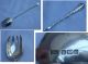 Quality Edwardian Sterling Silver English Salad Fork Henry Wigfull Of Sheffield. Other photo 1