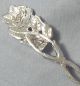 Antique German 800 Sterling Hildesheimer Rose Cream Soup Spoon Raise Floral Bowl Other photo 5