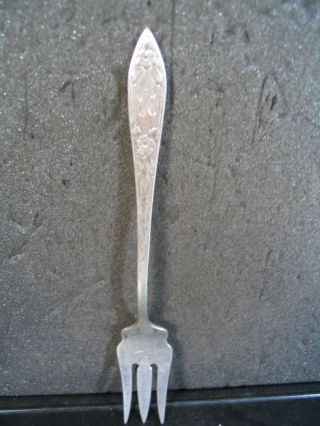 Sterling Stieff Lady Claire Pickle Fork Mono H photo