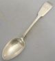 Antique English 1859 Sterling Silver Fiddle Soup Table Spoon Exeter J&j Williams Other photo 1