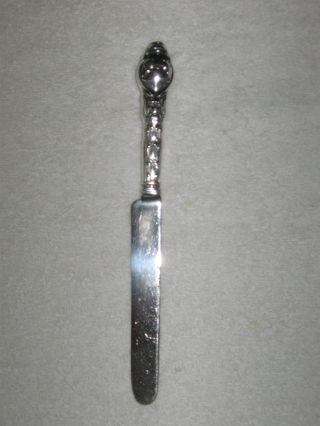 Antique Unger Brothers Sterling Silver Dinner Knife - Douvane - 9 1/2 