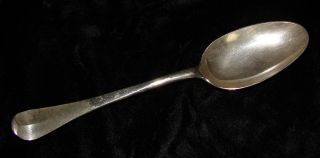 260 Years Old English Sterling Silver 2.  5 Ounce Hanoverian George Ii 1752 Spoon photo