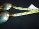 Two Piece Gold Washed Enamel Salad Serving Set From Norway Other photo 4