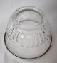 Vintage Weidlich Etched Glass Sterling Silver Rim Modern Vogue 1926 Pattern Bowl Other photo 2