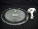 Duchin Creation Hobnob Crystal Cake Plate & Weighted Sterling Pedestal Base Other photo 3