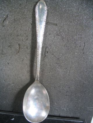 Royal Crest Sterling Wild Flower Sugar Shell Spoon photo