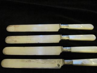 1834 J Russell & Co.  Blunt Hollow Knife Set Of 4 photo