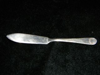 Small Silver W.  J.  Wyatt Epns England Butter Knife photo