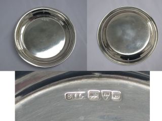 Edwardian English Antique Sterling Silver Pin Dish Stokes & Ireland 52gms. photo