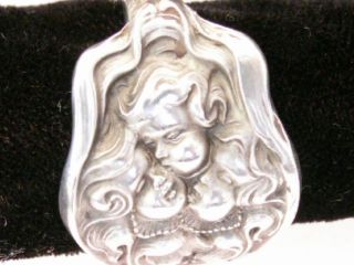Unger Bros.  Cupid ' S Nosegay Sterling Spoon Ring Sz 8 - 13 Rare Collector ' S Item photo