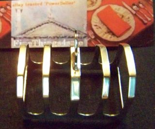 Deco English Sheffield Sterling - Edward Viner Toast Rack -.  925 Collector Item photo