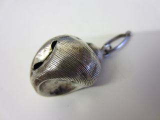 Vintage Solid Silver Shellfish Crotal Bell By W H Collins & Co - Glasgow - 1928 photo