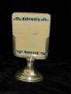 2 Ozs.  English 1922 Sterling Silver Celluloid Perpetual Calendar Heavy Pedestal Other photo 3