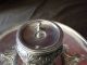 Inkwell Large - Sterling Silver Antique C.  1840 Other photo 3