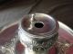 Inkwell Large - Sterling Silver Antique C.  1840 Other photo 4